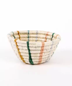 KAZI Tiny Floret Striped Catch All Home Goods