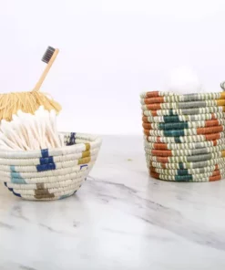 KAZI Tiny Silver Blue Igisozi Catch All Home Goods