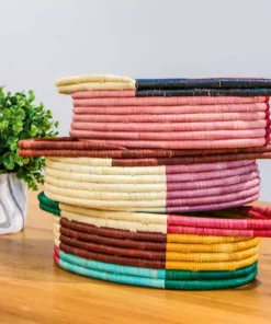 KAZI Vivid Geo Bread Basket Home Goods