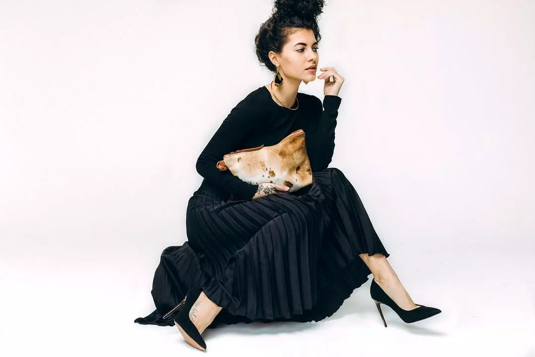 Abby Alley Keely Clutch - Chestnut Cow Hair 3 Abby Alley Keely Clutch - Chestnut Cow Hair