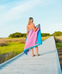 Swahili Coast Design Kenyan Beach Towel