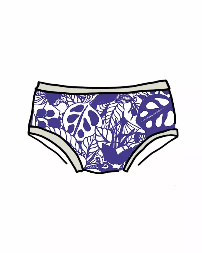 Thunderpants USA Kids' Blue Bloem Underwear Fair Trade 1 Thunderpants USA Kids' Blue Bloem Underwear Fair Trade