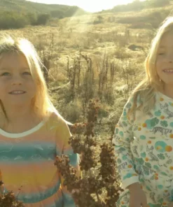 Honey Cake Tiger Kids' Sky's The Limit Long Sleeve Dress