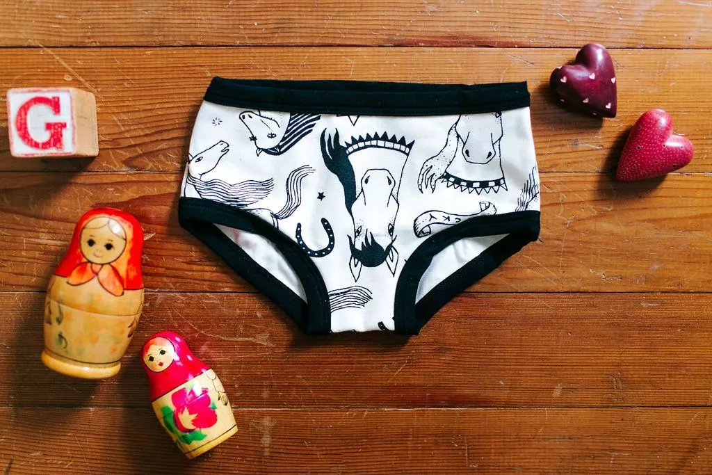 Thunderpants USA Kids' Lucky Horses Underwear Fair Trade 2 Thunderpants USA Kids' Lucky Horses Underwear Fair Trade