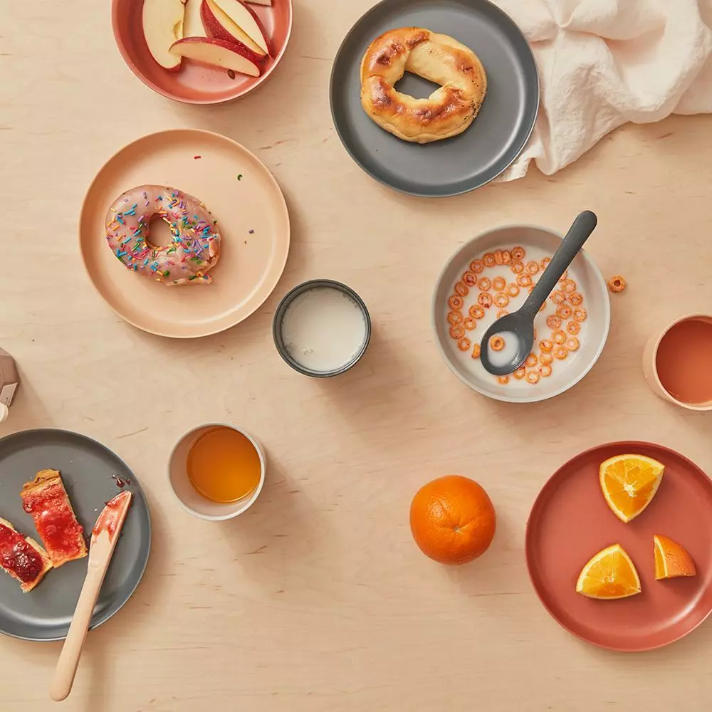 EKOBO Kids' Recycled Bamboo Bowl Set 8 EKOBO Kids' Recycled Bamboo Bowl Set