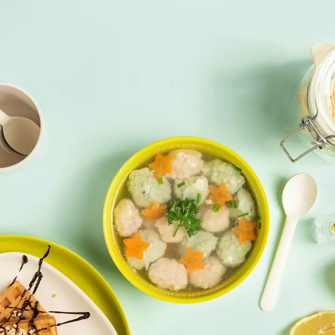 EKOBO Kids' Recycled Bamboo Bowl Set 5 EKOBO Kids' Recycled Bamboo Bowl Set