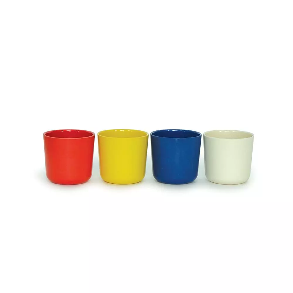 EKOBO Kids' Recycled Bamboo Cup Set 9 EKOBO Kids' Recycled Bamboo Cup Set