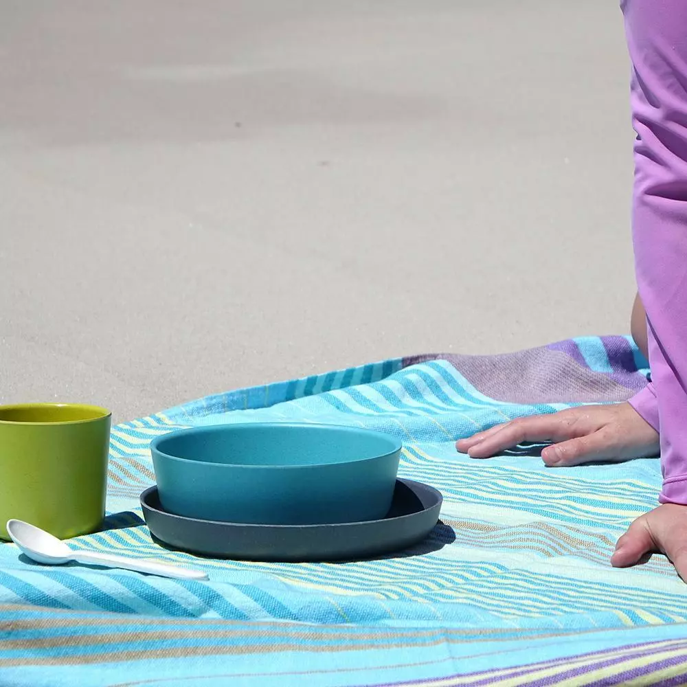 EKOBO Kids' Recycled Bamboo Dinner Set Kitchen + Dining 3 EKOBO Kids' Recycled Bamboo Dinner Set Kitchen + Dining