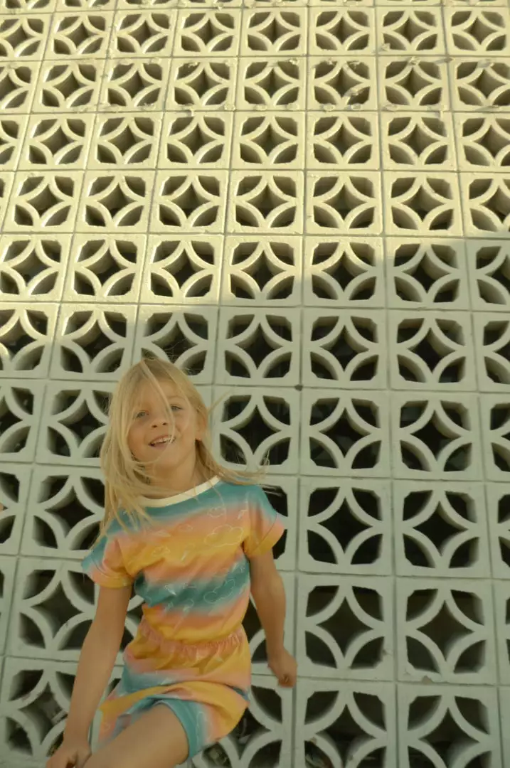 Honey Cake Tiger Kids' Sky's The Limit Short Sleeve Dress 4 Honey Cake Tiger Kids' Sky's The Limit Short Sleeve Dress