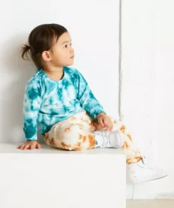 North Of West Best Sellers Baby's Tie Dye Harem Pants - Amber