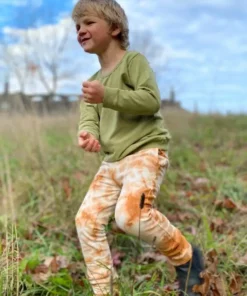 North Of West Kids' Tie Dye Jogger - Amber