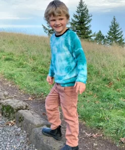 North Of West Best Sellers Kids' Tie Dye Sweatshirt - Atlantic