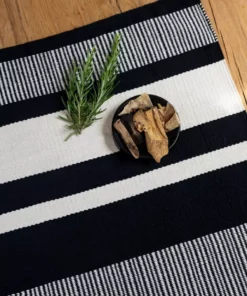 Kiliim Home Goods Black Hues Bath Mat