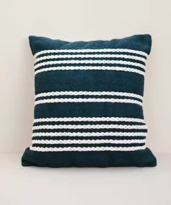 Kiliim Home Goods Blue Meadow Throw Pillow Cover