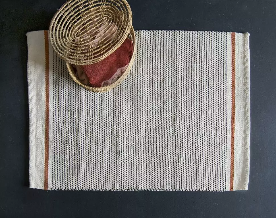 Kiliim Lines Bath Mat 2 Kiliim Lines Bath Mat