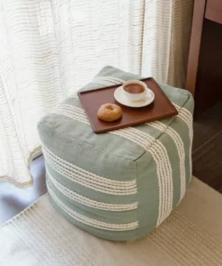 Kiliim Home Goods Meadow Pouf