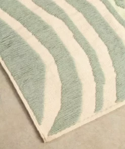 Kiliim Mint Markings Wool Rug