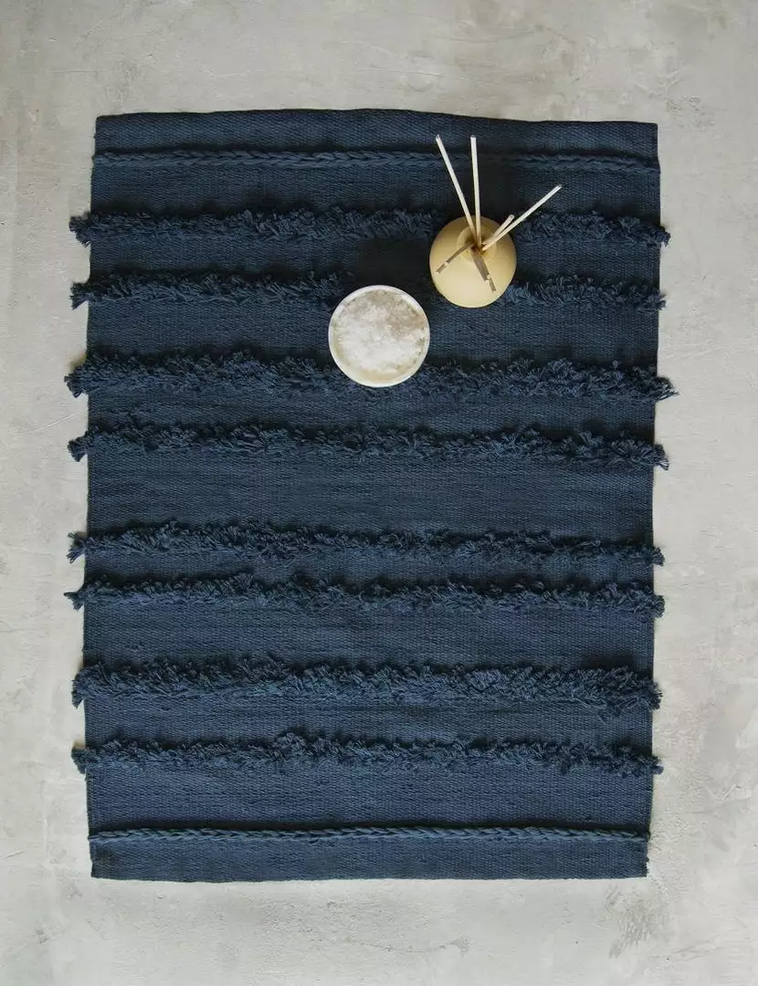 Kiliim Navy Tuft Bath Mat Best Sellers 2 Kiliim Navy Tuft Bath Mat Best Sellers