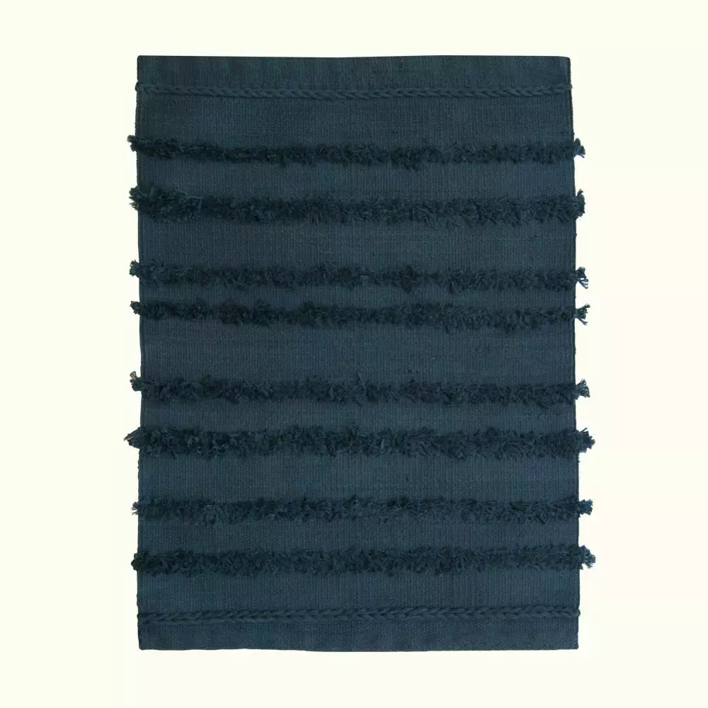 Kiliim Navy Tuft Bath Mat Best Sellers 1 Kiliim Navy Tuft Bath Mat Best Sellers