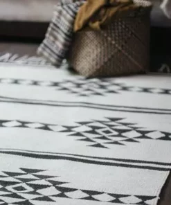 Kiliim Neutral Medallions Wool Runner / Rug