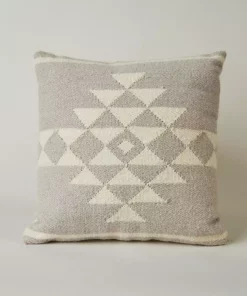 Kiliim Neutral Sahara Wool Throw Pillow Cover Home Goods