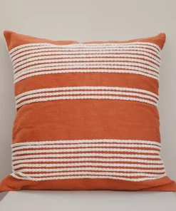 Kiliim Orange Meadow Floor Cushion Cover Home Goods
