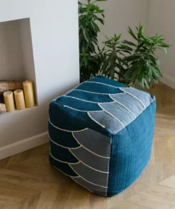 Kiliim Home Goods Palm Pouf