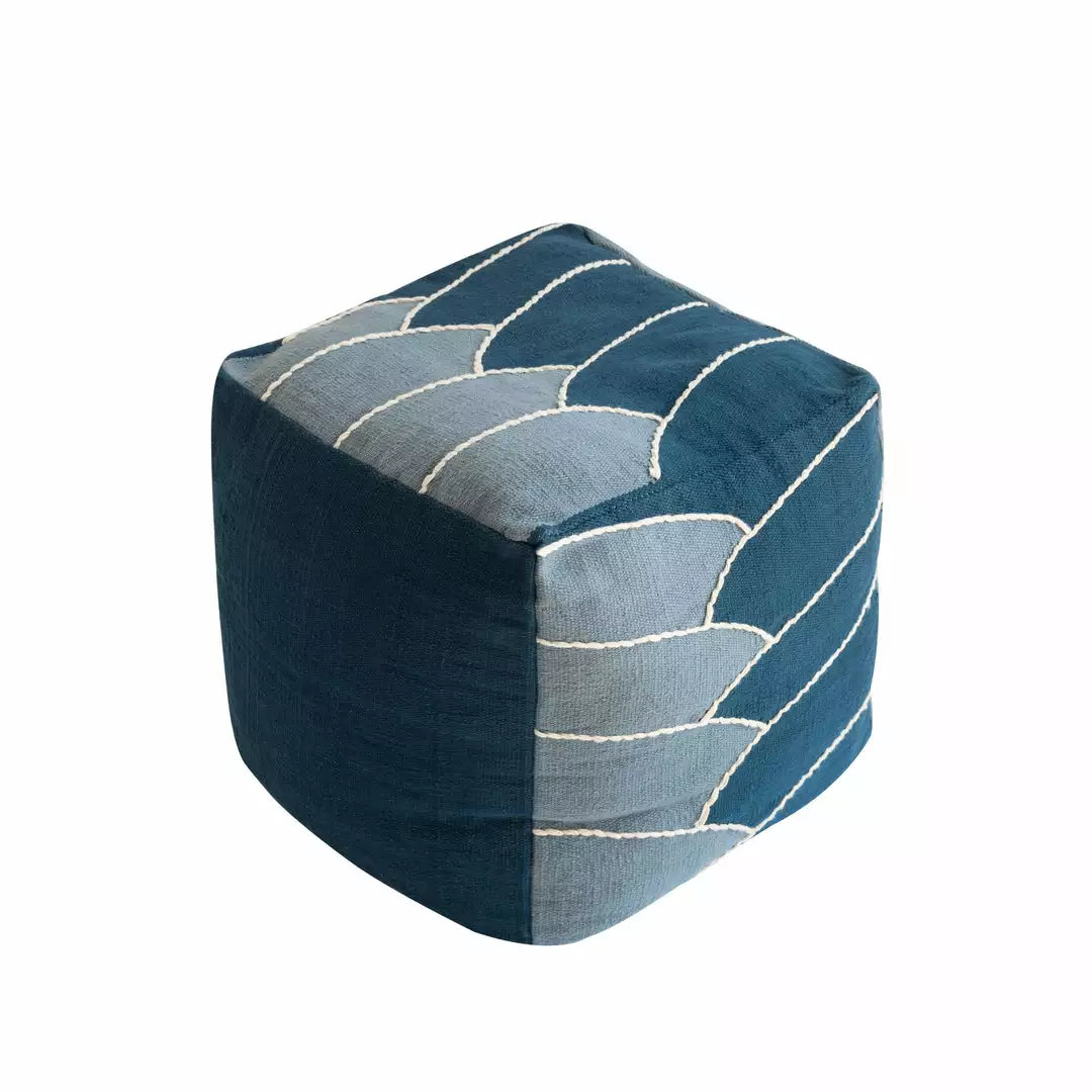 Kiliim Home Goods Palm Pouf 3 Kiliim Home Goods Palm Pouf