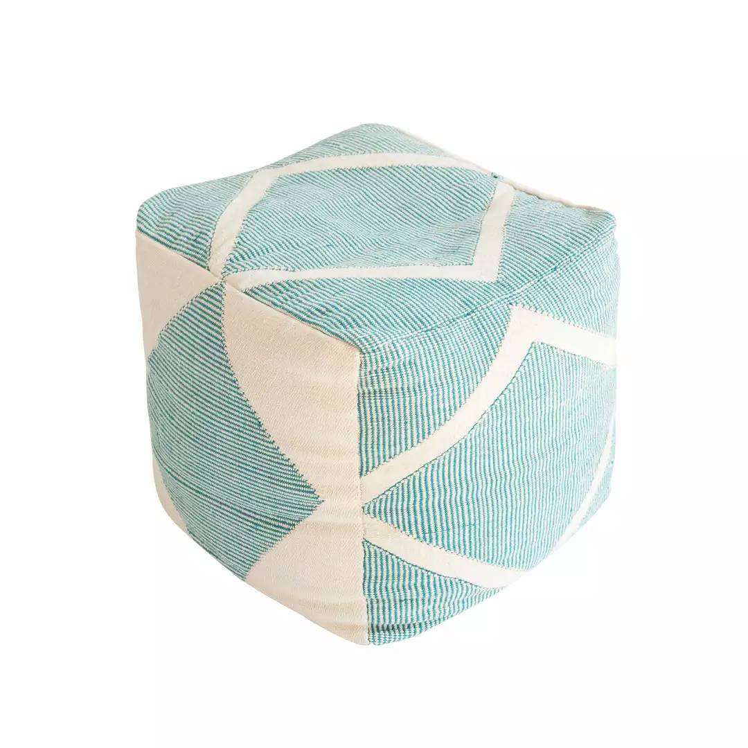 Kiliim Home Goods Riptide Pouf 1 Kiliim Home Goods Riptide Pouf