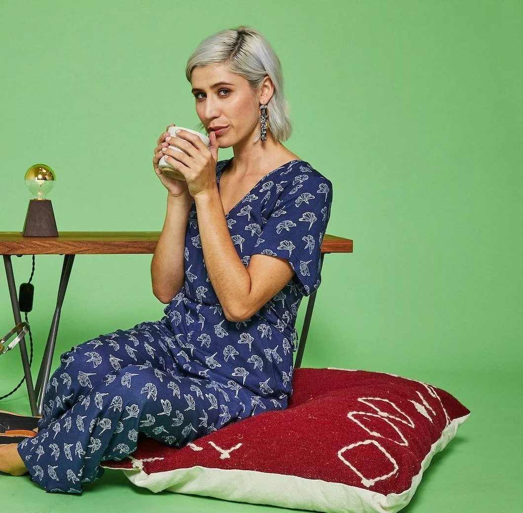 Kiliim Home Goods Scattered Stitch Wool Floor Pillow Cover 2 Kiliim Home Goods Scattered Stitch Wool Floor Pillow Cover