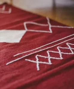 Kiliim Scattered Stitch Wool Runner / Rug