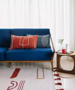 Kiliim Solid Temple Lumbar Pillow Cover