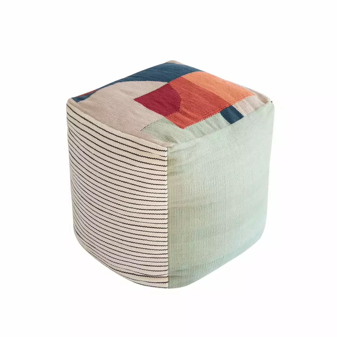 Kiliim Temple Pouf Home Goods 3 Kiliim Temple Pouf Home Goods