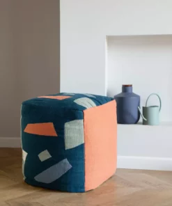 Kiliim Terrazzo Pouf