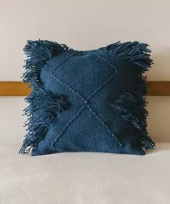 Kiliim Best Sellers Tufted Triangles Wool Throw Pillow Cover