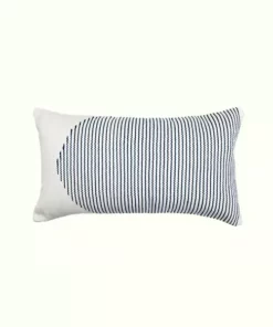Kiliim Home Goods White Archway Lumbar Pillow Cover