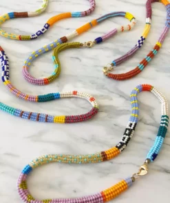 Kisiwa Jewelry Cuerda One Of A Kind Beaded Choker 12 Kisiwa Jewelry Cuerda One Of A Kind Beaded Choker