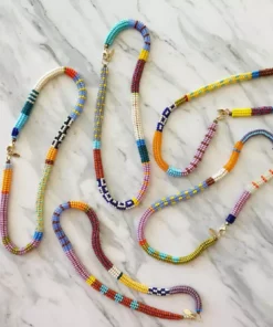 Kisiwa Jewelry Cuerda One Of A Kind Beaded Choker 13 Kisiwa Jewelry Cuerda One Of A Kind Beaded Choker