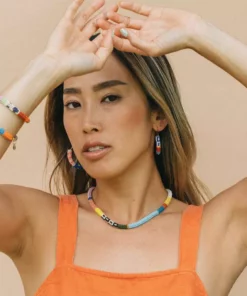 Kisiwa Jewelry Cuerda One Of A Kind Beaded Choker