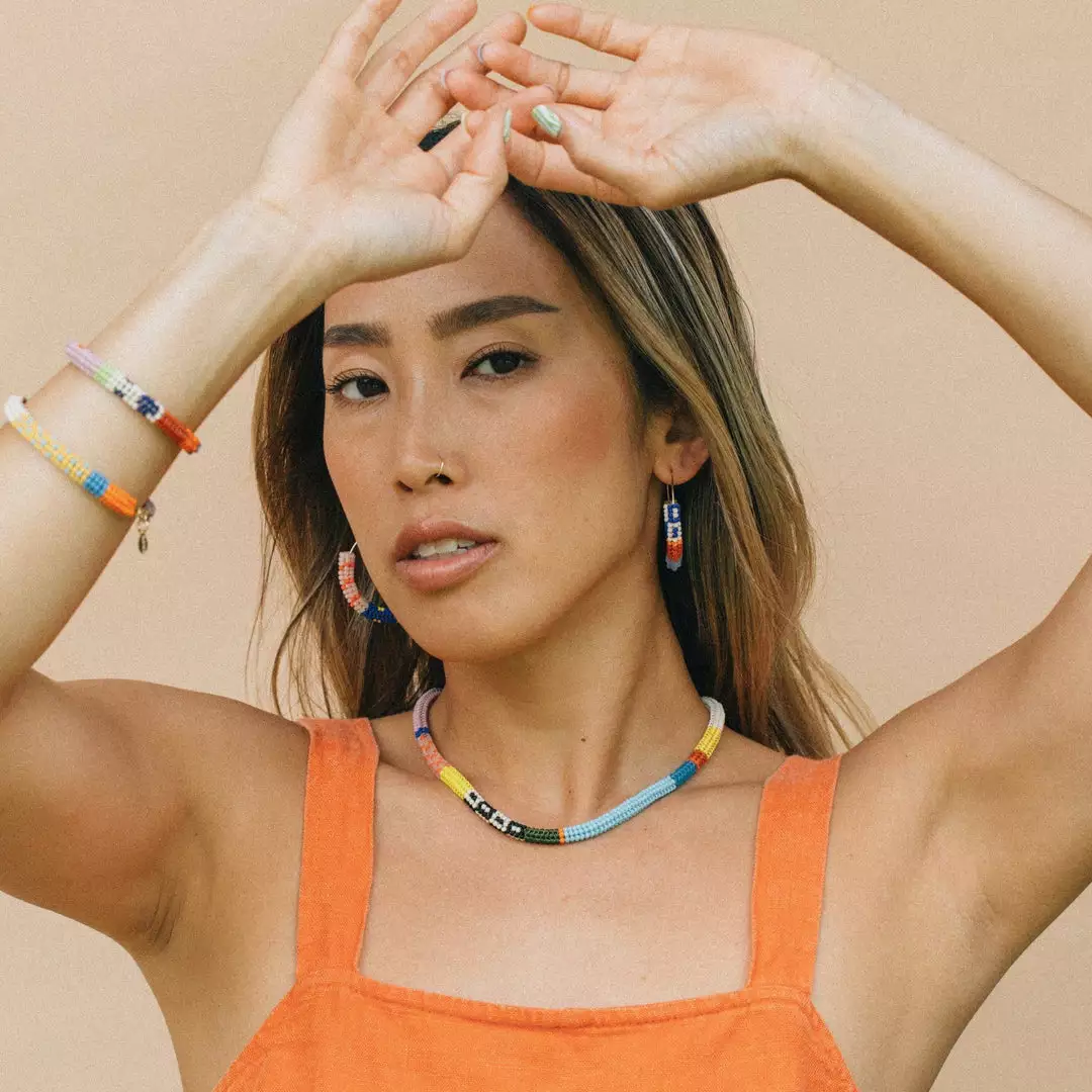 Kisiwa Jewelry Cuerda One Of A Kind Beaded Choker 2 Kisiwa Jewelry Cuerda One Of A Kind Beaded Choker