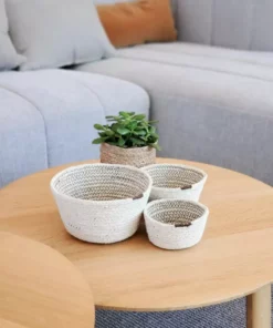 Korissa Home Goods Amari Bowl Set - Brown