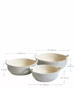 Korissa Amari Fruit Bowl Set - Blue Home Goods 9 Korissa Amari Fruit Bowl Set - Blue Home Goods