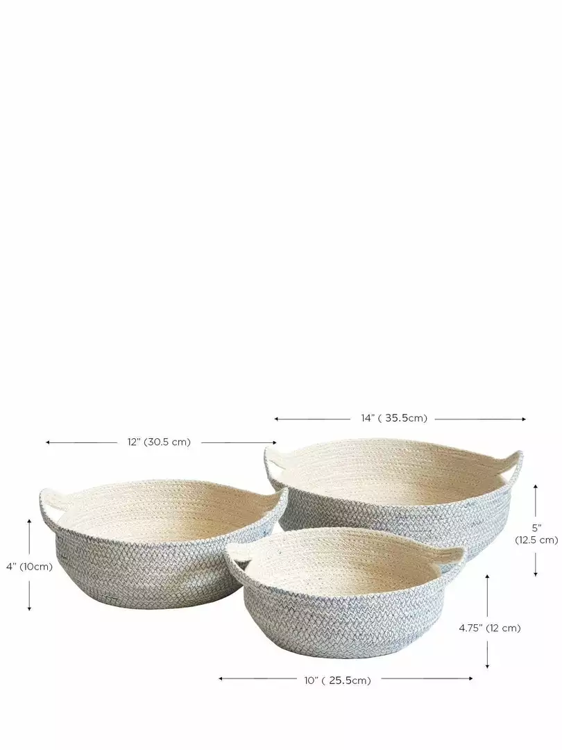 Korissa Amari Fruit Bowl Set - Blue Home Goods 5 Korissa Amari Fruit Bowl Set - Blue Home Goods