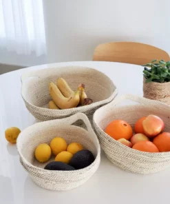 Korissa Amari Fruit Bowl Set - Brown