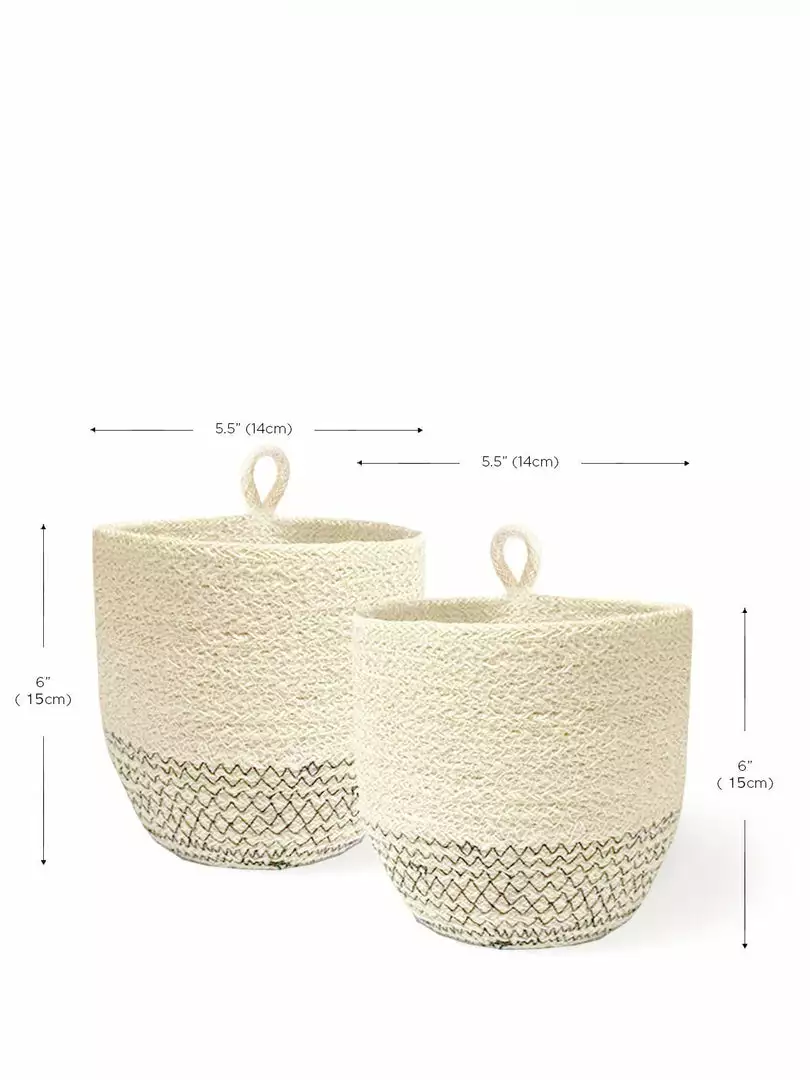 Korissa Home Goods Amari Loop Bin Set - Black 5 Korissa Home Goods Amari Loop Bin Set - Black