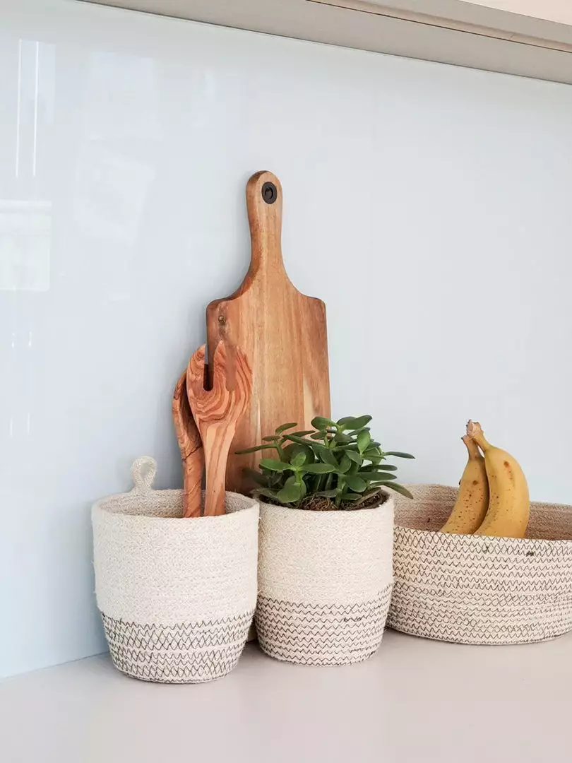 Korissa Amari Loop Bin Set - Brown Home Goods 2 Korissa Amari Loop Bin Set - Brown Home Goods