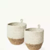 Korissa Amari Loop Basket Set - Natural