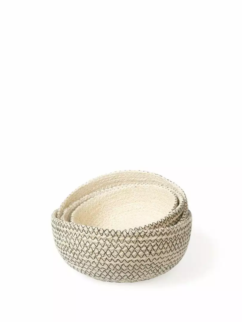 Korissa Home Goods Amari Round Bowl Set - Black 5 Korissa Home Goods Amari Round Bowl Set - Black