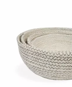 Korissa Amari Round Bowl Set - Brown