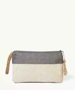Korissa Accessories Block A Clutch - Gray